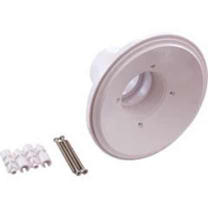 Picture of Wall Fitting 6" dia 2-3/8" Hole Size 2" Slip White RND101