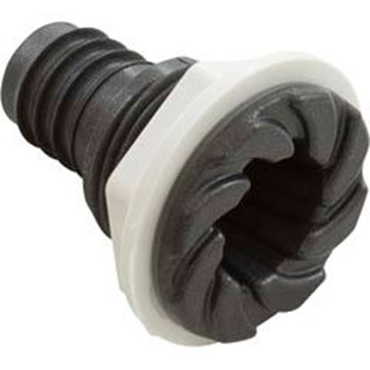 Picture of Bulkhead Fitting Waterway 3/4"b Swirl Dark Gray 212-1839G-DSG