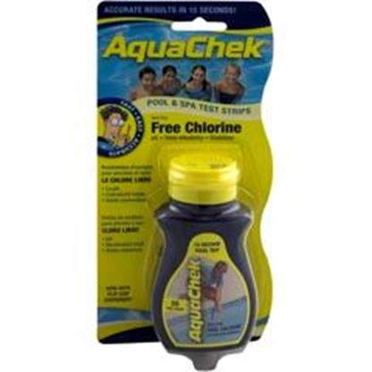 Picture of Test Strips AquaChek Yellow 4-in-1 Free Chlorine 50 ct 511242A