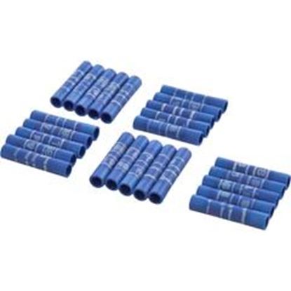 Picture of Butt Splice 14-16 AWG Blue Quantity 25 60-555-1730