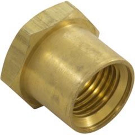 Picture of Insert Nut Anthony Apollo DE Filter Shaft 0.5" Brass V34-121