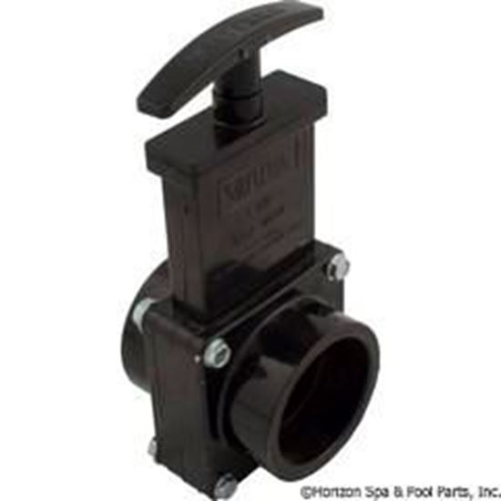 Picture of Gate Valve 3 pc Valterra 1-1/2"s x 1-1/2"s 45psi Black 7101