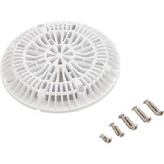 Picture of Main Drain Cover CMP Galaxy 8" White w/ Screw Kit 25507-100-000
