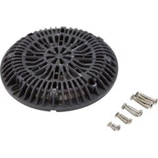 Picture of 8" Galaxy Drain Cover With Screw Pack Dk Gray 25507-107-000