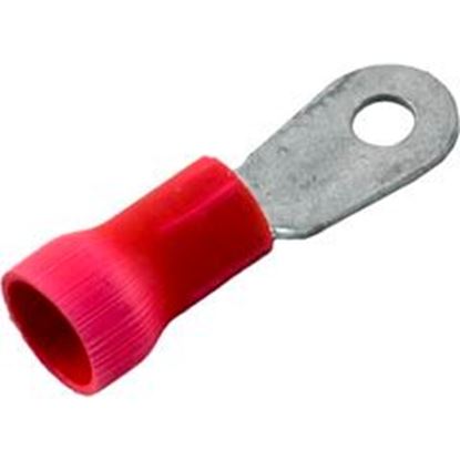 Picture of Ring Terminal 8 AWG #10 Stud Red Quantity 25 60-555-1726