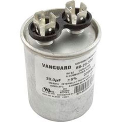 Picture of Run Capacitor 20 MFD 370v 1-3/4" x 2-7/8" RD-20-370