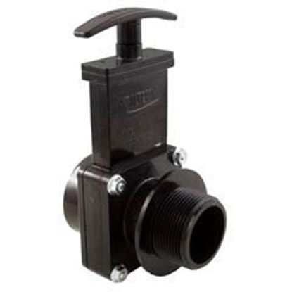 Picture of Gate Valve 3 pc Valterra 1-1/2"s x 1-1/2"mpt 45psiBlack 7105