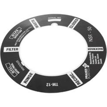 Picture of Decal Praher ABS 1-1/2" Top Mount Valve E5-T1