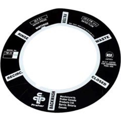 Picture of Decal Praher ABS  2" Top Mount Valve E5-T2