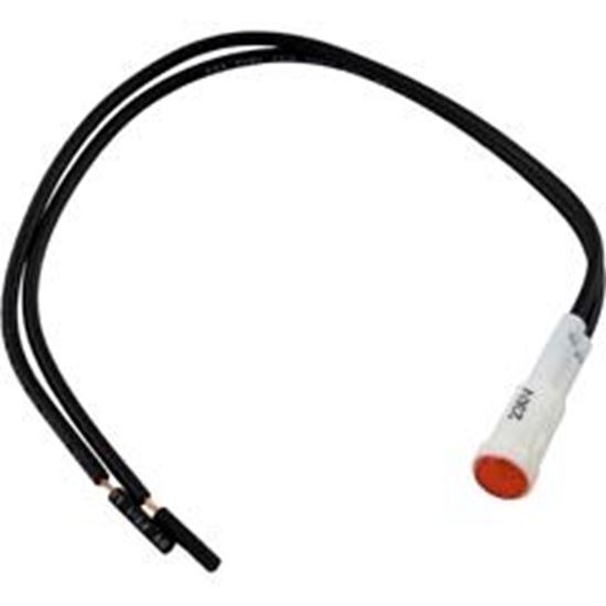 Picture of Indicator Light 230v 1/4 Hole Size Push Thru Red 47-555-1256