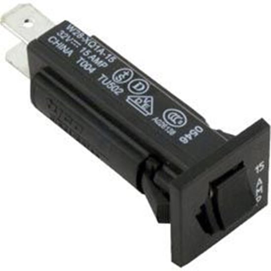 Picture of Circuit Breaker P and B 15A Push Thru W28XQ1A-15