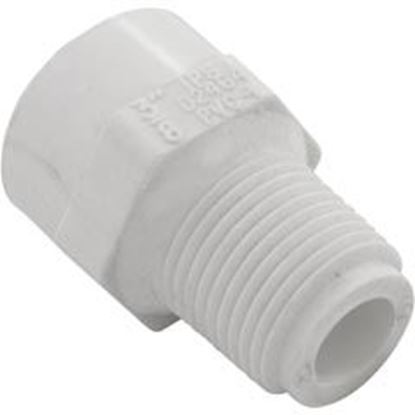 Picture of Reducer Lasco 3/8"mpt x 1/4"fpt SCH40 PVC 439-052
