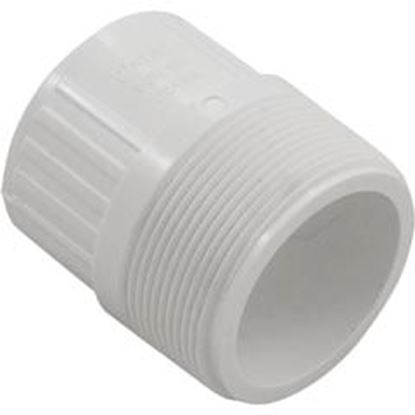 Picture of Reducer Lasco 2" Male Pipe Thread x 1-1/2" Slip SCH40 PVC 436-251