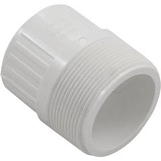 Picture of Reducer Lasco 2" Male Pipe Thread x 1-1/2" Slip SCH40 PVC 436-251