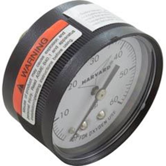 Picture of Pressure Gauge 1/4"mpt 0-60psi Back Mount Generic IPPG602-4B
