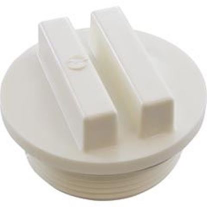Picture of Plug Praher ABS Side Mount Valves 1-1/2"mpt White E-19-S1