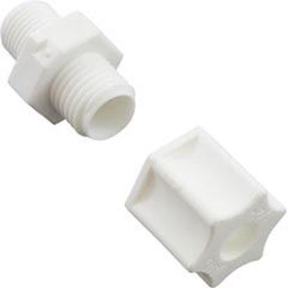 Picture of Compression Fitting Generic 1/8"mpt x 1/4" Tube Plastic 89-555-1515