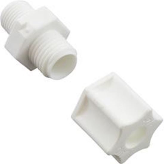 Picture of Compression Fitting Generic 1/8"mpt x 1/4" Tube Plastic 89-555-1515