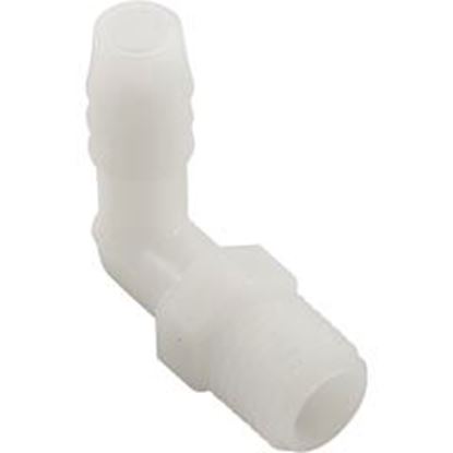 Picture of Barb Adapter 3/8"b x 1/4"mpt 90 Degree Nylon 63102