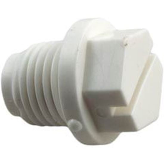 Picture of Plug Praher ABS 1-1/2"/2" Top/Side Mt Valves w/O-Ring Wht E-15-S1