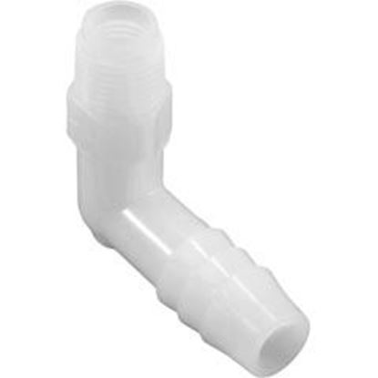 Picture of Barb Adapter 3/8"b x 1/8"mpt 90 Degree Nylon 63197