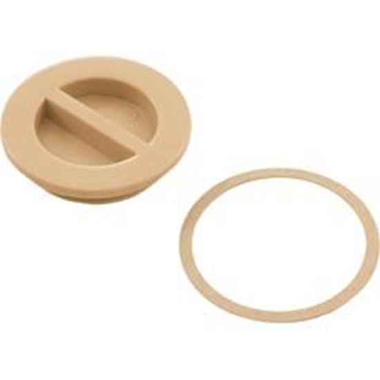 Picture of 1.5In Npt Flat Plug Tan 25542-009-000