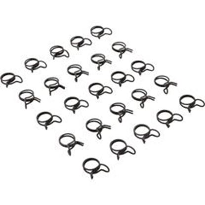 Picture of Tubing Clamp 0.25" Ideal OD Double Wire Quantity 25 DW-6ST-ZD