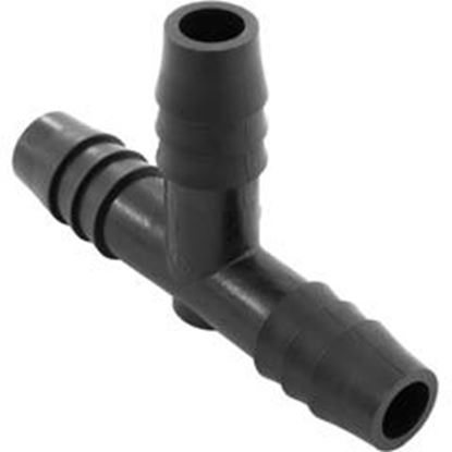 Picture of Barb Tee 3/8" Barb x 3/8" Barb x 3/8" Barb RF852