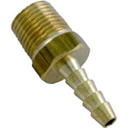 Picture of Barb Adapter 1/8" Barb x 1/8" Male Pipe Thread Brass 47-238-1100